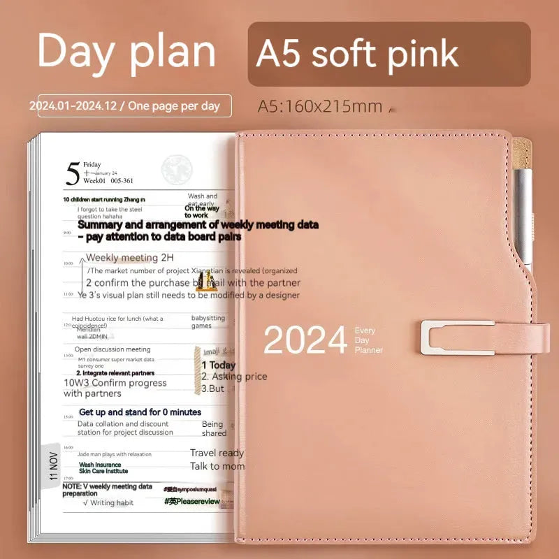 Home Fashion Simple Schedule Notebook - Bellarte Enchanté Home Fashion Simple Schedule Notebook